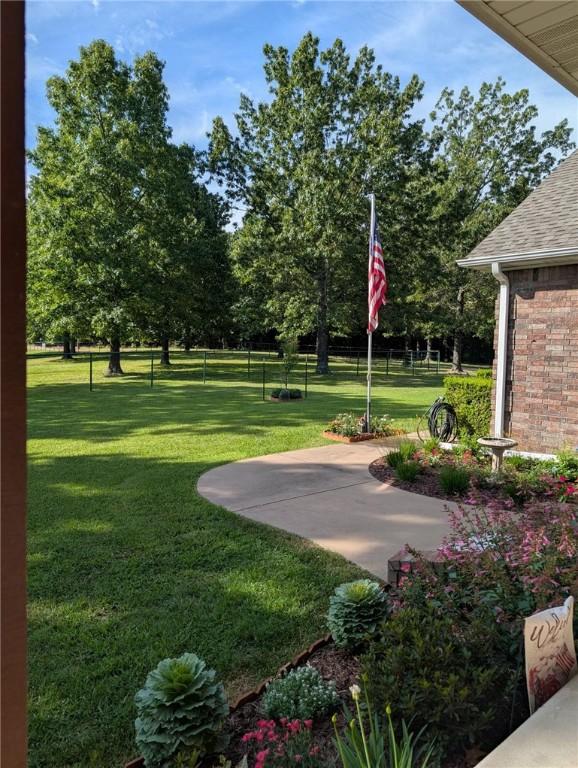 1445 Woodhaven Ln, Harrison, AR 72601 - view of yard with view of wooded area