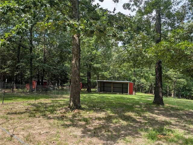 1445 Woodhaven Ln, Harrison, AR 72601 - view of yard with a pole building and an outbuilding
