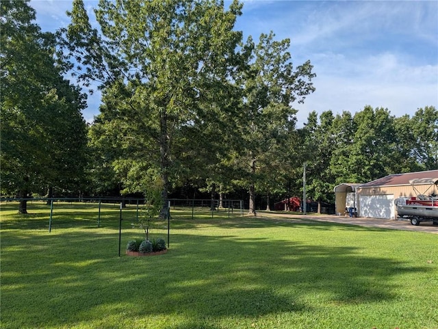 1445 Woodhaven Ln, Harrison, AR 72601 - view of yard with a garage
