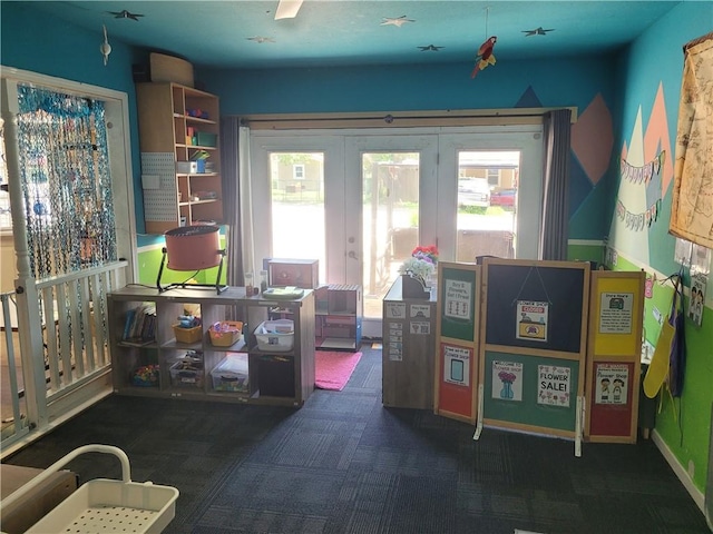 400 Franklin St, Harrison, AR 72601 - misc room featuring french doors and carpet flooring