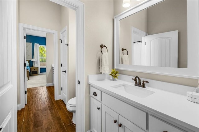 1200 Birkshire Cir, Cave Springs, AR 72718 - bathroom featuring vanity and wood finished floors
