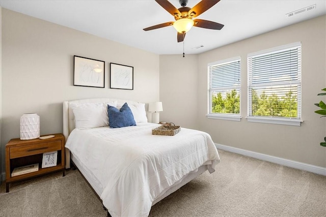 1200 Birkshire Cir, Cave Springs, AR 72718 - bedroom with carpet flooring and a ceiling fan