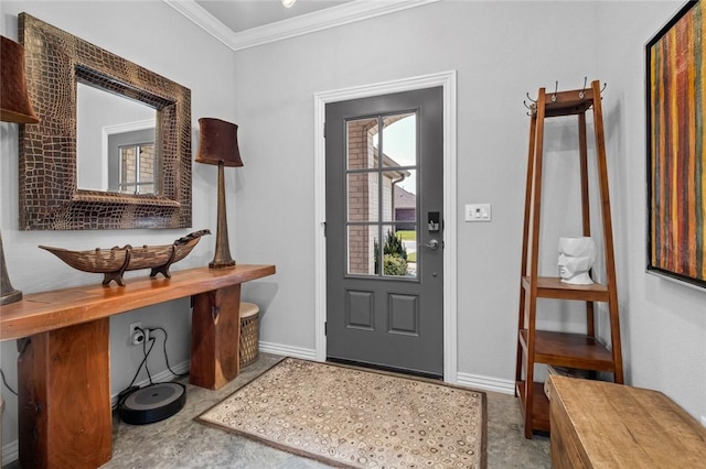 4278 W Anthem Dr, Fayetteville, AR 72704 - foyer entrance with ornamental molding and baseboards