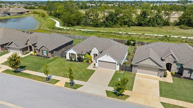 4278 W Anthem Dr, Fayetteville, AR 72704 - aerial view of residential area with a large body of water