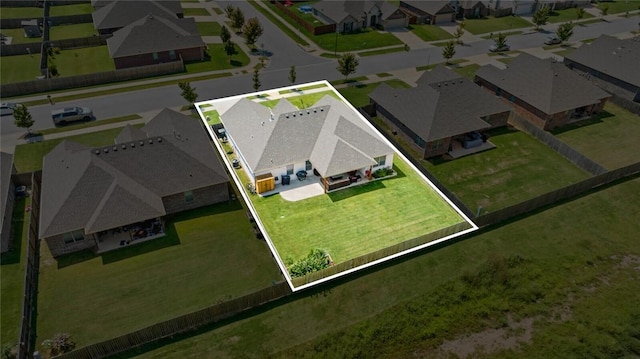 4278 W Anthem Dr, Fayetteville, AR 72704 - aerial view of residential area featuring property boundaries highlighted