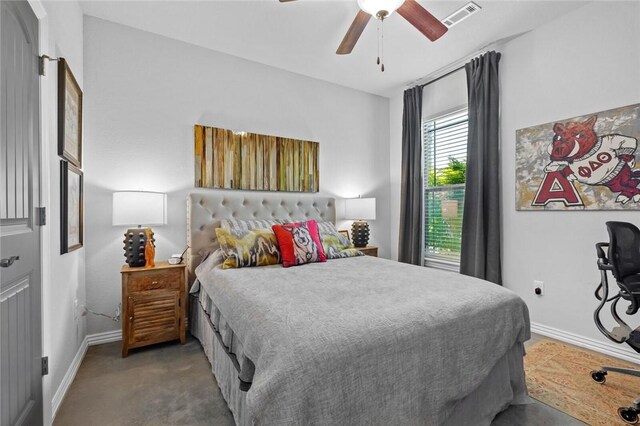 4278 W Anthem Dr, Fayetteville, AR 72704 - bedroom featuring a ceiling fan and carpet floors