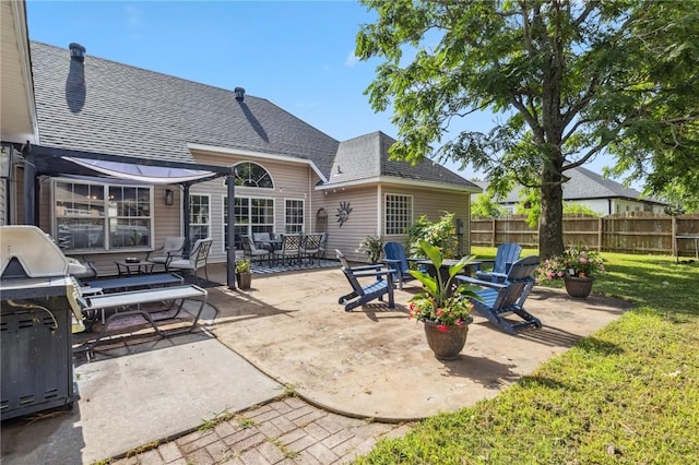 1112 N Oriole Ave, Rogers, AR 72756 - view of patio / terrace with a grill