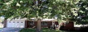 411 Natchez Trace St, Harrison, AR 72601 - view of property hidden behind natural elements with an attached garage and concrete driveway