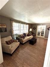 411 Natchez Trace St, Harrison, AR 72601 - living area with wood finished floors