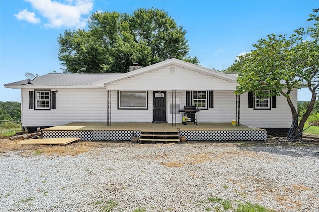 9402 Stone Ln, Omaha, AR 72662 - view of front of property with a chimney