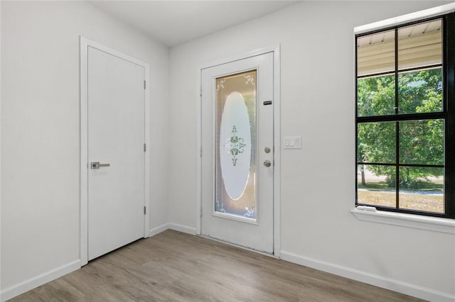 15654 Hickory Ln, Lowell, AR 72745 - entrance foyer featuring wood finished floors and healthy amount of natural light
