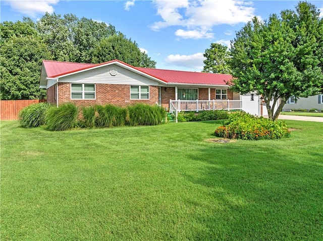 89 Creekview Rd, Harrison, AR 72601 - single story home with brick siding and a metal roof