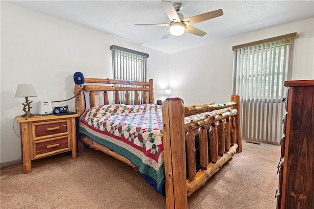 89 Creekview Rd, Harrison, AR 72601 - bedroom featuring light colored carpet and a ceiling fan