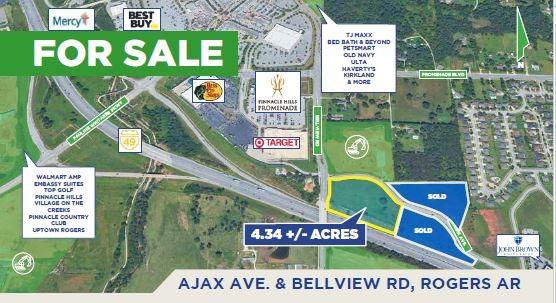 S Bellview Rd, Rogers AR, 72758 land for sale