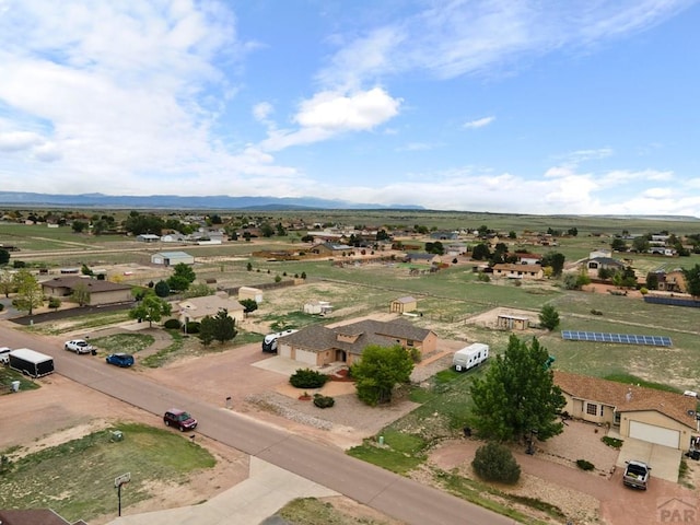 1037 W Desert Sage Dr, Pueblo West, CO 81007 - aerial view of a mountain backdrop