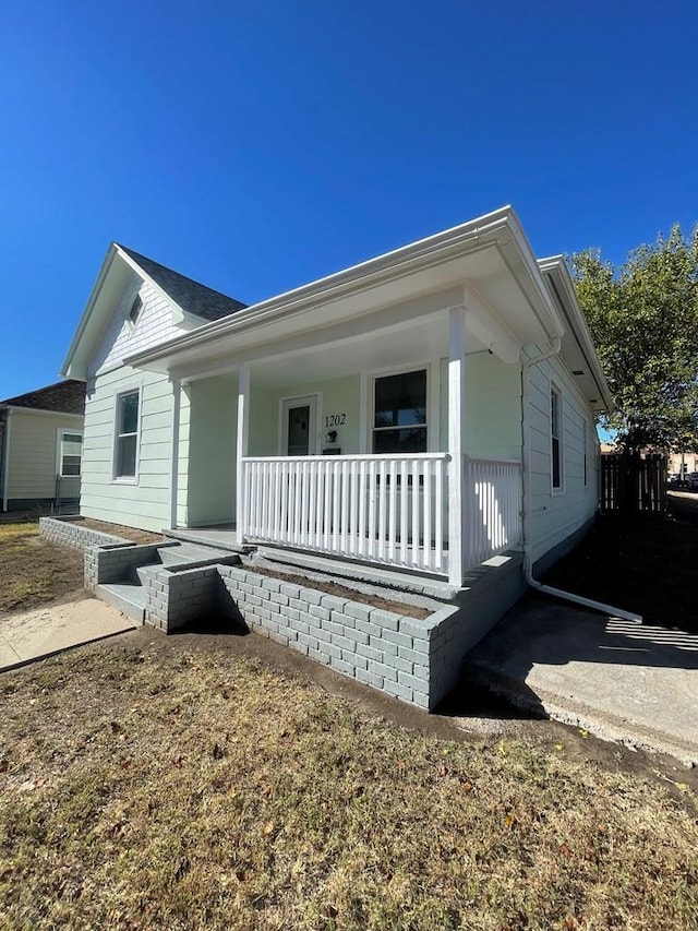 1202 Belleview Ave, La Junta, CO 81050 - view of front of house featuring a porch