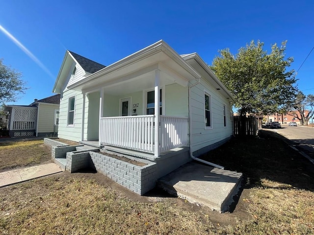 1202 Belleview Ave, La Junta, CO 81050 - view of home's exterior featuring covered porch