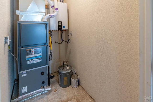 utilities featuring water heater