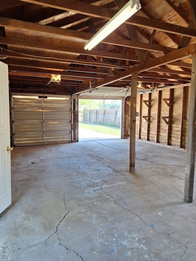 211 W Maplewood, Walsh, CO 81090 - garage with a garage door opener
