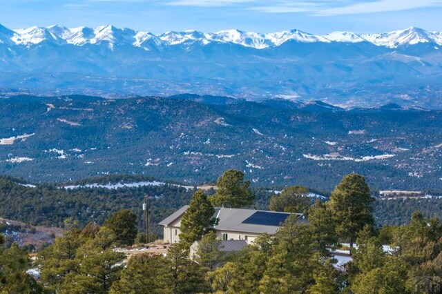 view of mountain feature