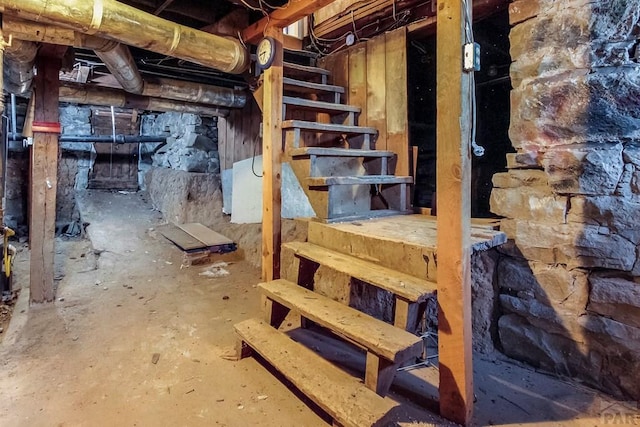 1708 Alta St, Trinidad, CO 81082 - view of unfinished below grade area