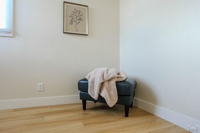 1709 Henry Ave, Pueblo, CO 81005 - sitting room with baseboards and wood finished floors