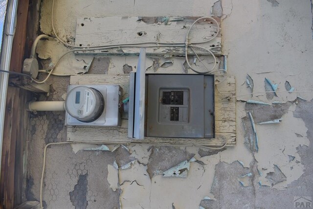 utility room featuring electric panel