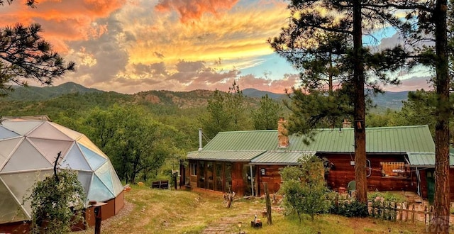 8929 Apache Dr, Beulah, CO 81023 - view of mountain backdrop with a heavily wooded area