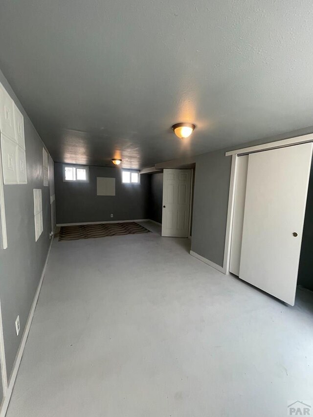 15 E 8th St, La Junta, CO 81050 - below grade area with baseboards