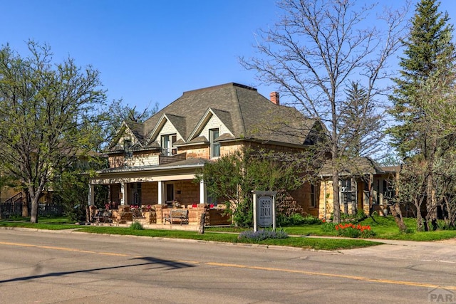 314 S Main St, La Veta, CO 81055 - view of front of property with a chimney