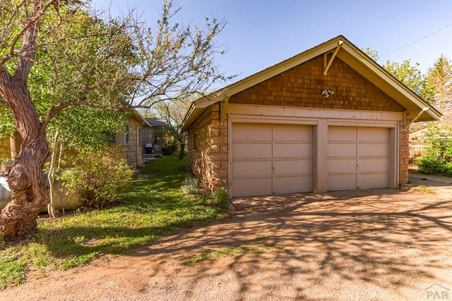 314 S Main St, La Veta, CO 81055 - view of garage