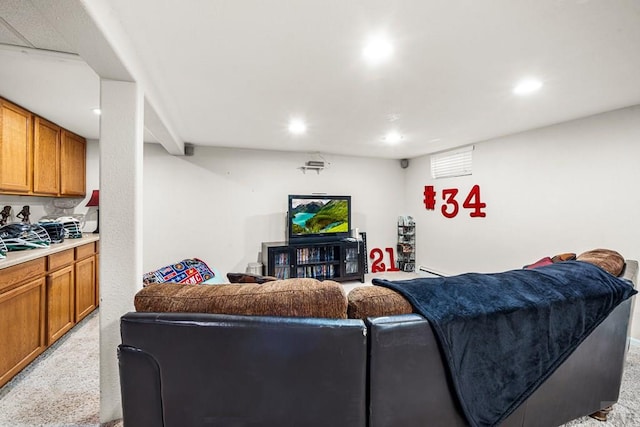 67 Macarthur Rd, Pueblo, CO 81001 - living area with recessed lighting and light colored carpet
