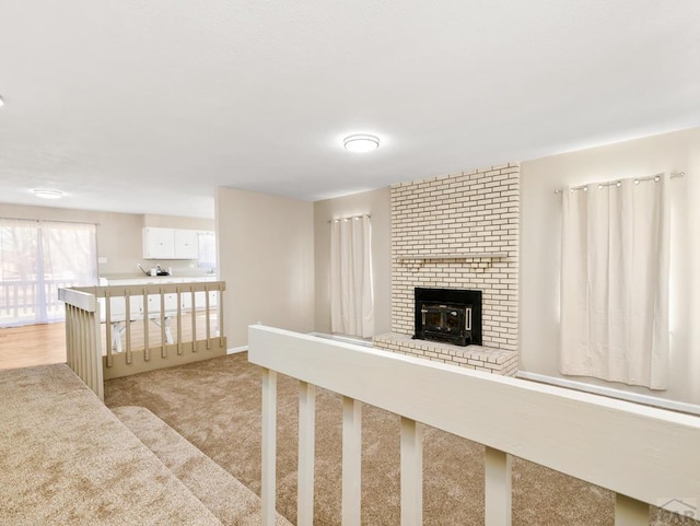 760 Crystal Ln, Pueblo, CO 81006 - hallway with light colored carpet
