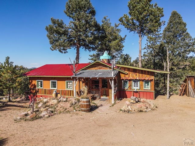 361 Crystal Peak Rd, Florissant, CO 80814 - view of front facade