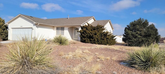 view of home's exterior featuring an attached garage