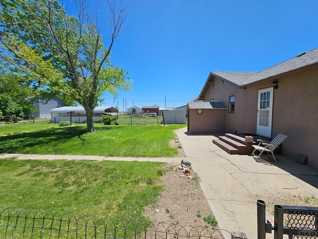 103 S Goff St, Eads, CO 81036 - view of yard featuring a patio area