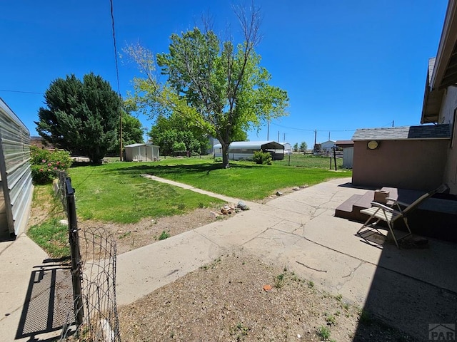 103 S Goff St, Eads, CO 81036 - view of yard with a patio
