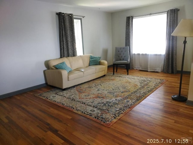 2701 Franklin Ave, Pueblo, CO 81003 - living area with wood finished floors and baseboards