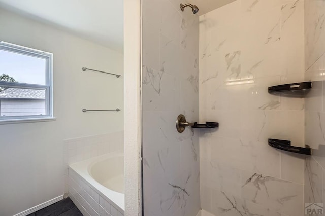 4366 Witches Hollow Ln, Colorado Springs, CO 80911 - full bath with a bath and a shower