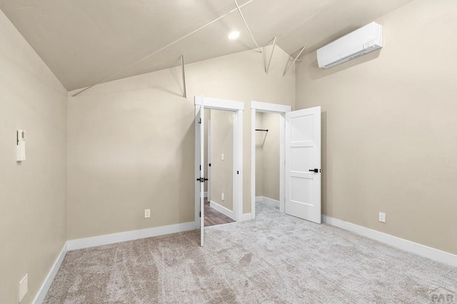 332 Yellow Bird Rd, Rye, CO 81069 - below grade area with a wall unit AC and carpet