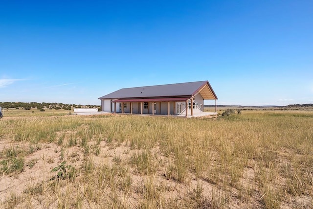 332 Yellow Bird Rd, Rye, CO 81069 - rear view of property with a carport