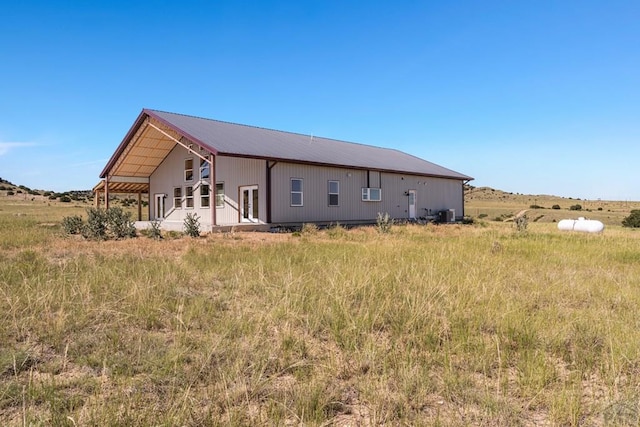 332 Yellow Bird Rd, Rye, CO 81069 - rear view of house with a metal roof