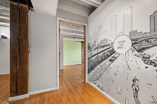201 Lamkin St Unit 207, Pueblo, CO 81003 - hall with baseboards and light wood-type flooring