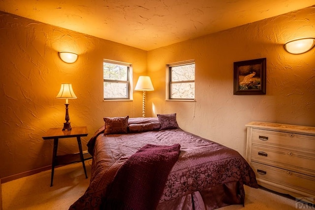 109 County Rd 405, Cuchara, CO 81055 - carpeted bedroom featuring a textured wall