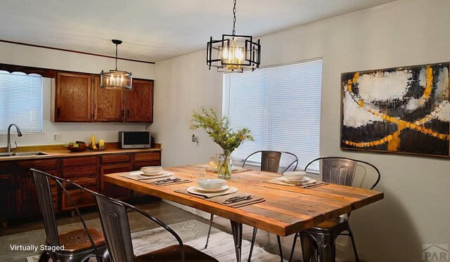 view of dining space