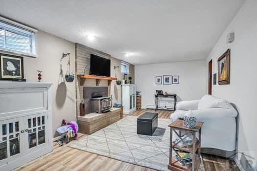 living room featuring wood finished floors