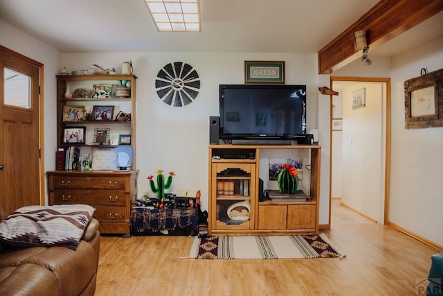 22661 Rd 24, La Junta, CO 81050 - living area featuring wood finished floors