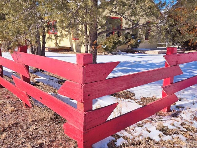 exterior details with fence