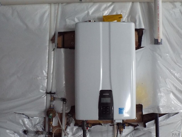 utilities with tankless water heater