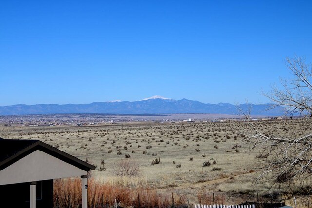 view of mountain feature